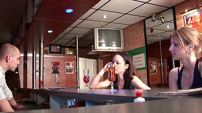 <censored>ung and pretty French girls are going to be dismounted in a libertine club