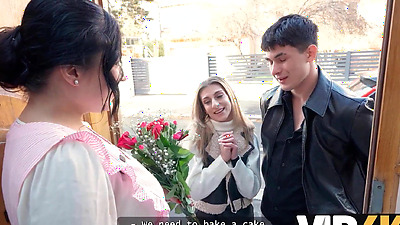 Shaving mature pussy ended up as hot bathroom fuck. Hot sex with Christina Santes & Bruno Baxter