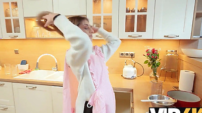 Shaving mature pussy ended up as hot bathroom fuck. Hot sex with Christina Santes & Bruno Baxter