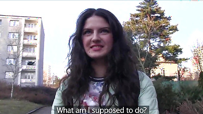 Public Agent Brunette Euro