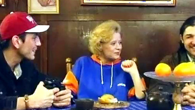 Older lady getting her hairy pussy fucked