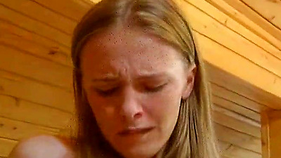 Weird Spanish TV show, hot anal and regular sex though, cute chick, nice cumshot