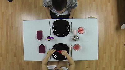 From TV to FAKings: Dinner Orgy with everyone fucking