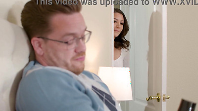 Latin housewife unexpectedly came over and busts guy with a huge penis