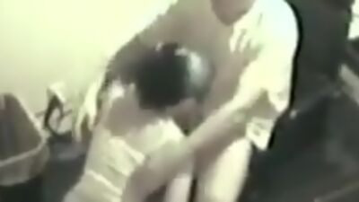 Hot office scene flicked by security cam!