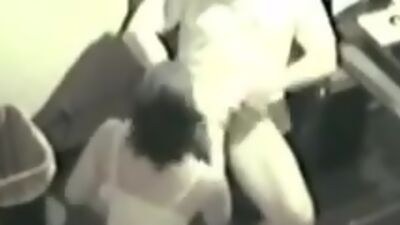 Hot office scene flicked by security cam!