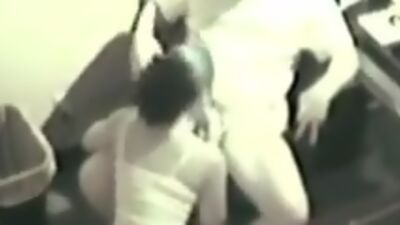 Hot office scene flicked by security cam!