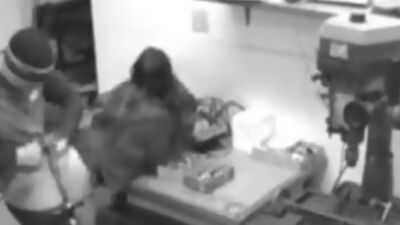 Absolutely no holes barred in the garage!