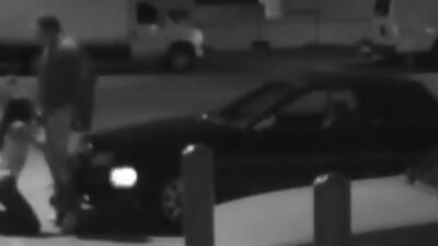 Gag inducing blowjob at the parking lot!