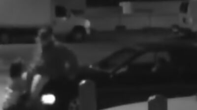 Gag inducing blowjob at the parking lot!