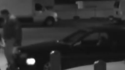 Gag inducing blowjob at the parking lot!