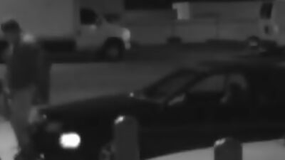 Gag inducing blowjob at the parking lot!