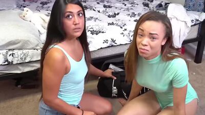 Hot FFM College Threesome with Step Sister & Hot Friend!