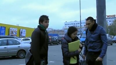 18 year old sexy girl gets banged in the car