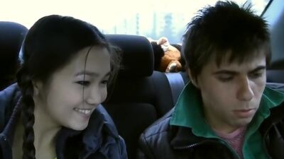 18 year old sexy girl gets banged in the car