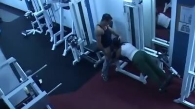 Chiseled coach drilling his VIP client!