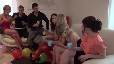 Parting wild student girls