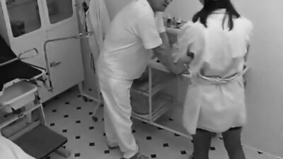 Slutty nurse sucking and fucking her patient!
