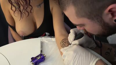 Mara Martinez Gets Tattooed and Fucked by Her Boyfriend