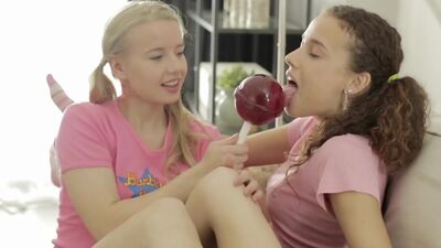 We loved the lollipops, treats and money we got when she made us lesbians