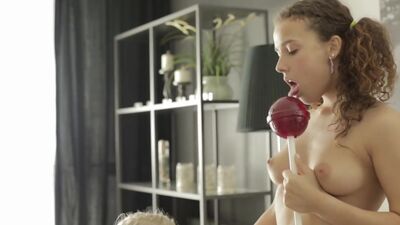 We loved the lollipops, treats and money we got when she made us lesbians