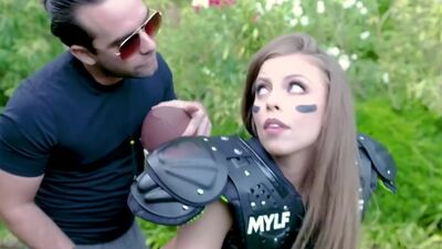 Fit MILF Playing Football Gets Fucked on the Field