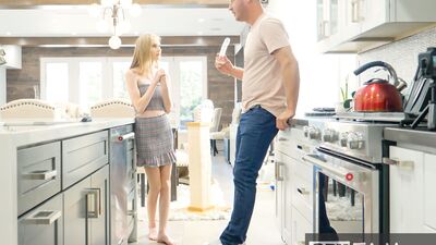 Horny Stepsis Leaves Dildo In Dishwasher