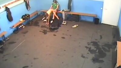 Thrilling penetrations in the hockey-players locker room!