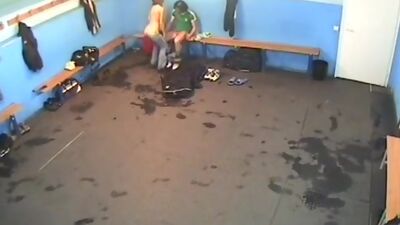 Thrilling penetrations in the hockey-players locker room!