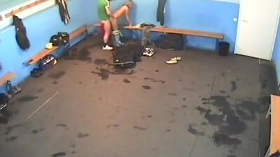 Thrilling penetrations in the hockey-players locker room!