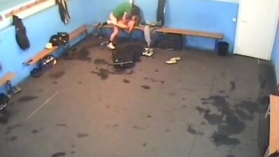 Thrilling penetrations in the hockey-players locker room!