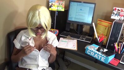 New Black Secretary get Ass Spanking for Making Mistakes by Abusive Boss HD