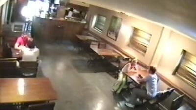 Big closed bar is a fuck platform watched by security cam!