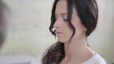 Christy gets her tricky old teacher to play with her clitoris before she rides him