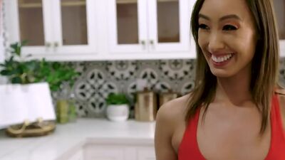 Asian MILF and Stepson Fuck