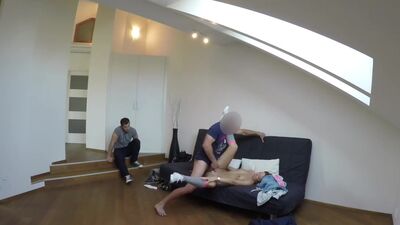 Tricky guy fucks for cash hot chick who needed accommodation