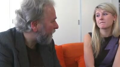 When Vika's boyfriend walks in on her fucking an old guy something happens