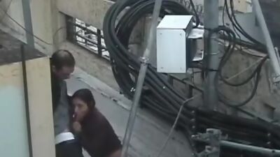 Insane fuck at construction site!