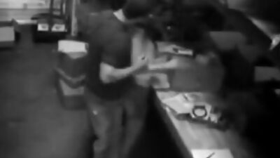 Hardcore fuck at the warehouse!