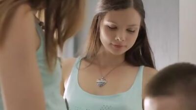 18 year old gets her pussy licked so the cock will fit inside her tight hole.