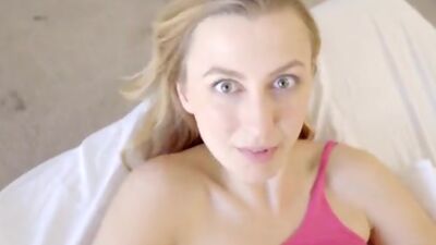 Alexa Grace masturbates her tight bare twat until her stepbrother is seduced into banging her cock hungry pussy