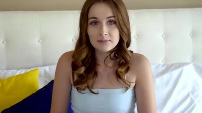 Hot little piece of ass Danni Rivers asks her stepbrother to satisfy her cock hungry bald pussy no strings attached