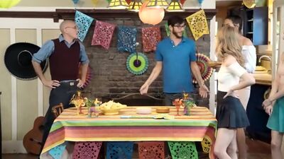 Anya Olsen and her friend Samantha Hayes celebrate Cinco de Mayo with a threesome that keeps it all in the family