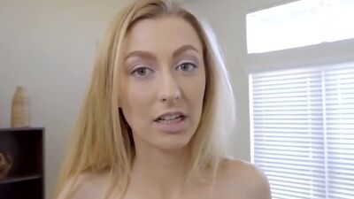 Alexa Grace gives in to her stepbrothers pervy needs and agrees to suck his dick and give him a shaved twat stiffie ride
