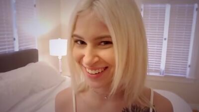 Bored coeds Kiara Cole and her stepbro leave a lame NYE party and get together for some cock sucking and pussy pounding