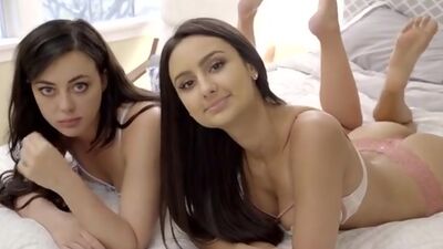 Whitney Wright and her stepbrother keep pranking each other culminating in a hardcore threesome with Eliza Ibarra