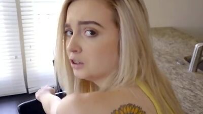 Cock craving Lexi Lore meets her stepbrothers dares by letting him finger her and sucking his dick before they fuck