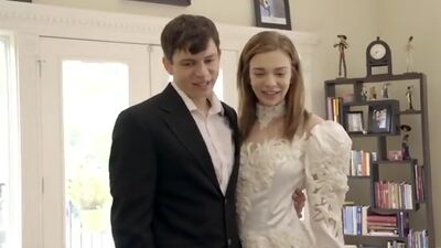 A fake wedding proposal puts Tiffany Watson in the mood to suck her stepbrother off and ride his hard dick to climax