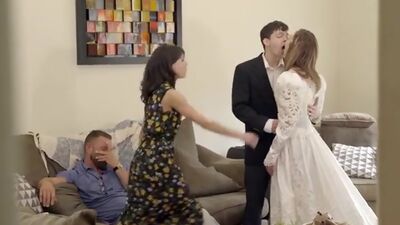 A fake wedding proposal puts Tiffany Watson in the mood to suck her stepbrother off and ride his hard dick to climax