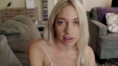 Cock hungry babe Khloe Kapri seduces her stepdad until he lets her suck him off and ride his hard fuck stick to orgasm